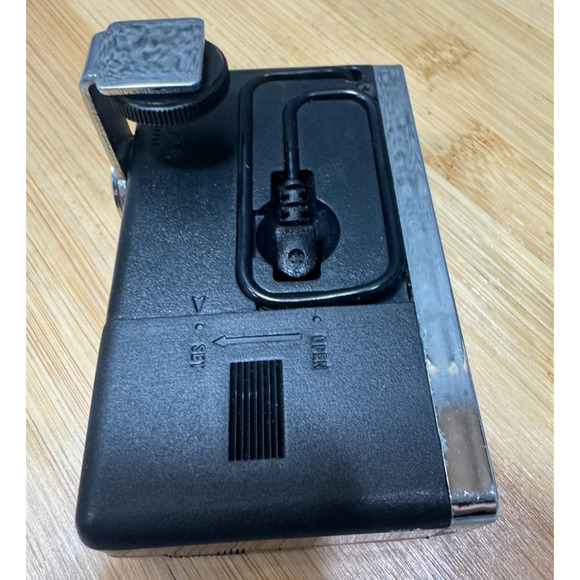 National Minitop Vintage Shoe Mount Flash Black Untested - Picture 6 of 12